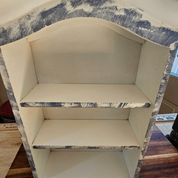 Wood curio trinket shelf - Picture 2 of 7